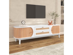 Meuble tv coloris bicolore 170 cm <strong></strong> <strong>Fay Lum</strong>
