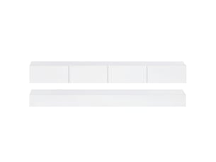Meuble tv coloris blanc 130 cm   