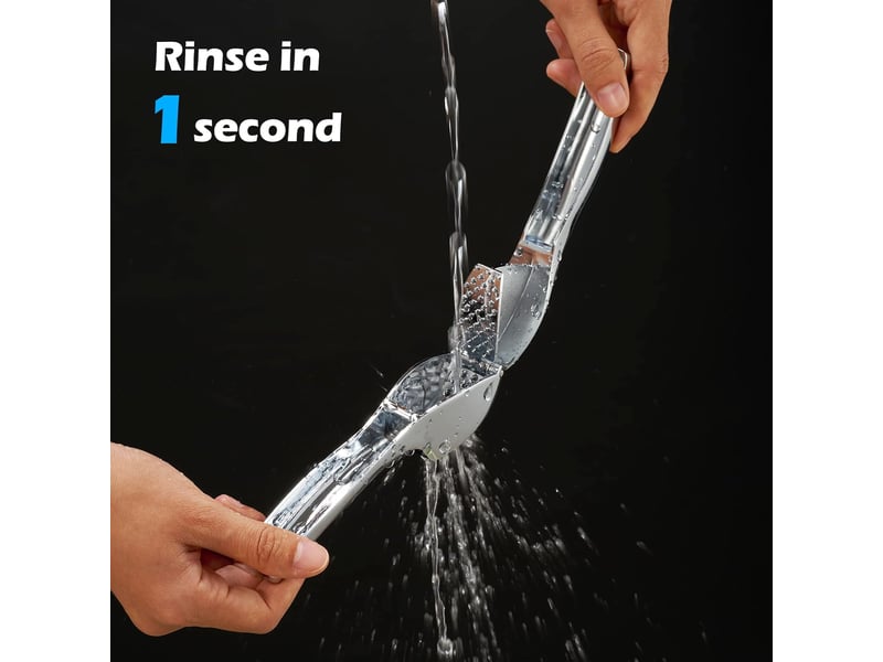 Presse-ail de cuisine professionnelle, pratique, robuste et facile à nettoyer - grey silver - Conforama E