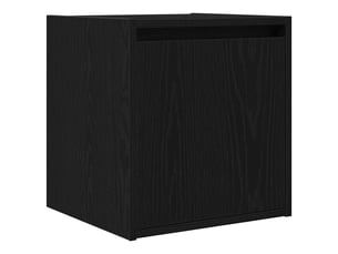 Table de chevet - cabinet de chevet - table de nuit murale noir 38x34x40 cm