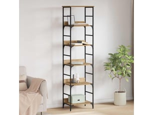 Étagère 5 niveaux, étagère de rangement 50 x 33 x 188,5 cm bois d'ingénierie shl4594