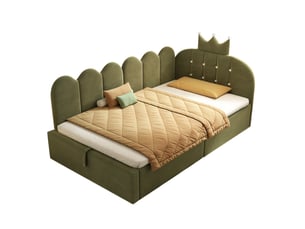 Lit coffre 90x200 cm    coloris vert