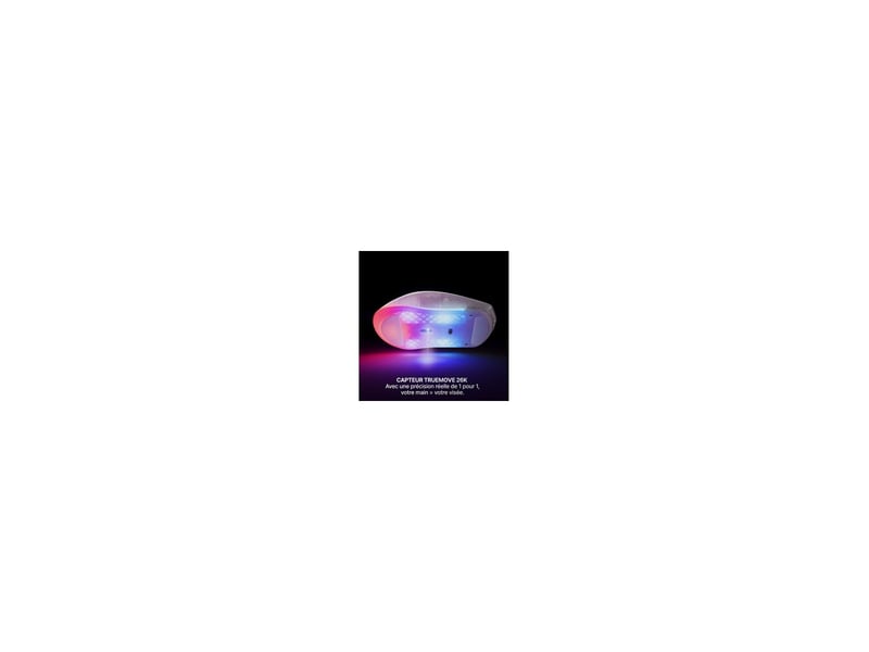  Souris gaming sans fil 4k aerox 3 ghost truemove 26k 6 boutons ip54 8232849 - Conforama E
