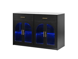 Banc  coloris noir <strong>BEAUNIV</strong> <strong></strong> - 135 cm