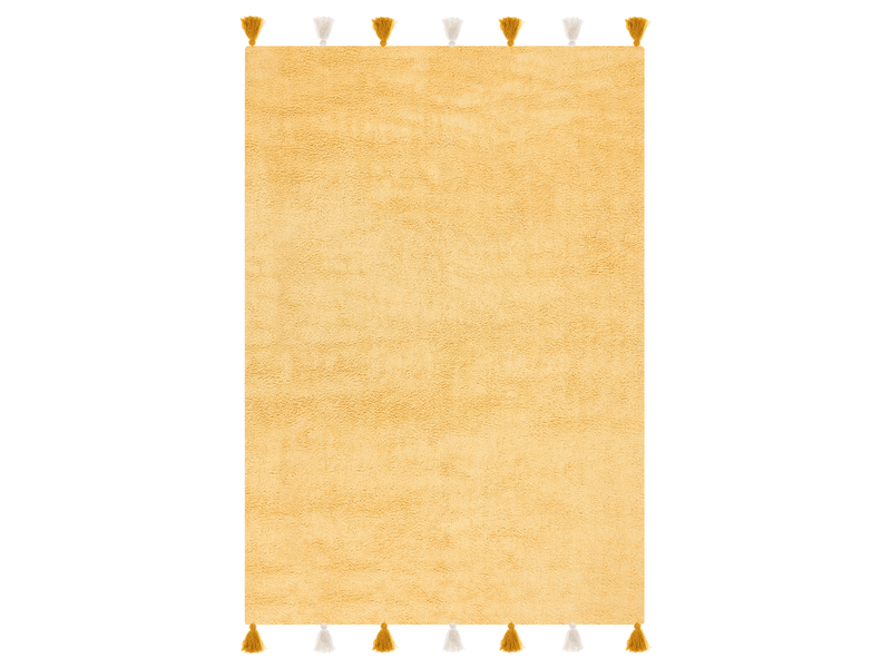  Tapis enfant kodinhi  jaune 140 x 200 cm coton  - Conforama A