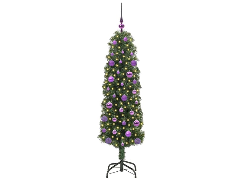 Sapin de noël - arbre de noël artificiel vert 150 cm pvc et acier et plastique - Conforama C