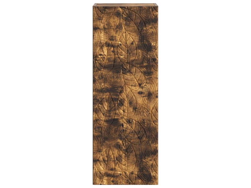  Armoire murale salon, meuble de rangement 33x34,5x90cm bois d'ingénierie chêne fumé shl652  - Conforama D