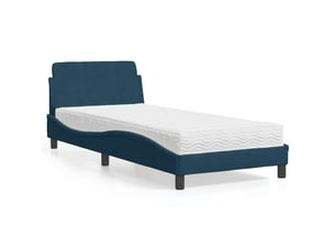 Lit simple 80x200 cm    coloris bleu