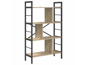 Étagère 7 niveaux, étagère de rangement 75 x 30 x 123,5 cm bois d'ingénierie shl894