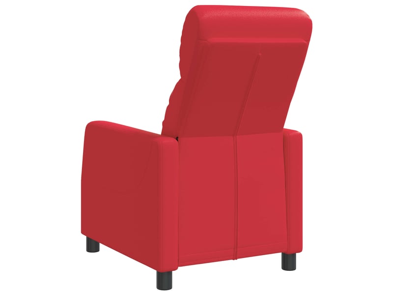  Vidaxl fauteuil inclinable rouge simili cuir  - Conforama E