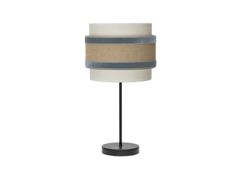  Lampe à poser fabrilamp cornalina beigebleu 1 x e14 47 x 18 x 18 cm 246971008 - Conforama A
