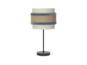 Lampe à poser fabrilamp cornalina beigebleu 1 x e14 47 x 18 x 18 cm