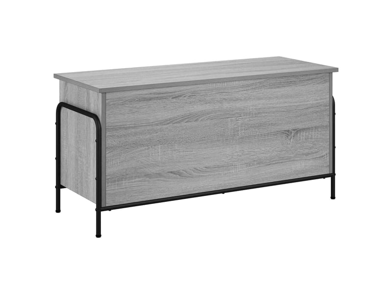  Boîte de rangement, coffre de rangement sonoma gris 80x40x49,5 cm  - Conforama A