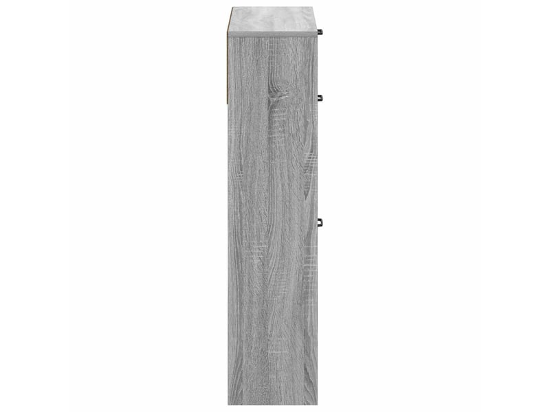  Meuble à chaussures, cabinet à chaussures utrecht 78x24x100 cm bois d'ingénierie shl382  - Conforama E