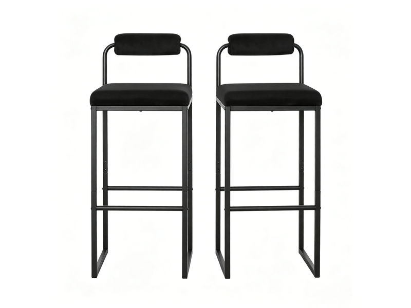  Chaise de cuisine style moderne dossier intégré tabouret de bar tabouret de café  - Conforama E