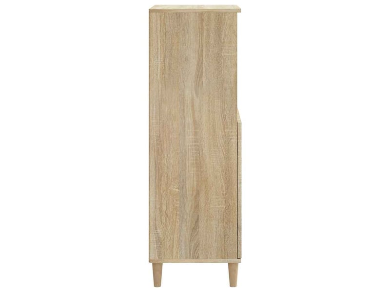  Buffet haut - bahut - meuble de rangement chêne sonoma 60x36x110 cm bois d'ingénierie  - Conforama D