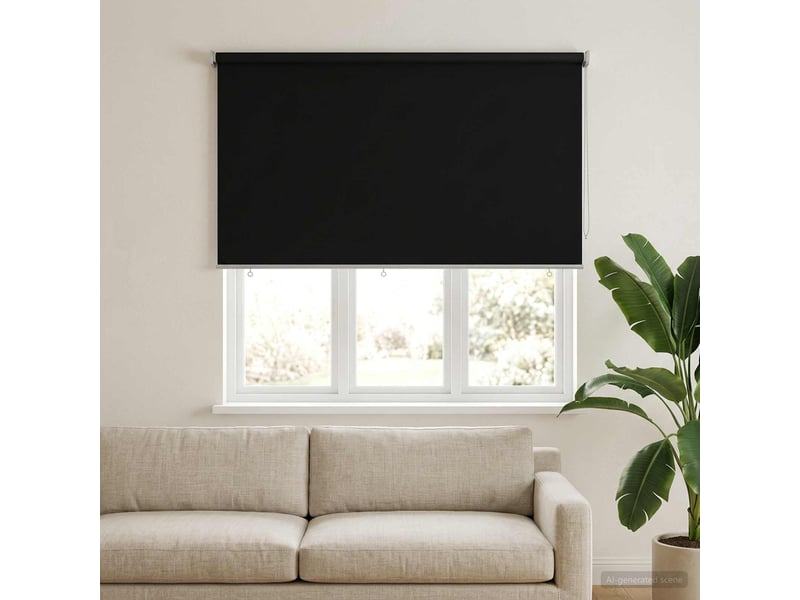 Store enrouleur, store roulant extérieur protection uv noir 100 x 230 cm (l x h) cf47517 - Conforama C
