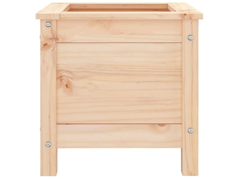  Jardinière - bac à fleurs 40x40x39 cm bois de pin massif  - Conforama E