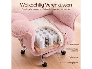 Chaise de bureau <strong></strong> <strong></strong> avec assise réglable en hauteur