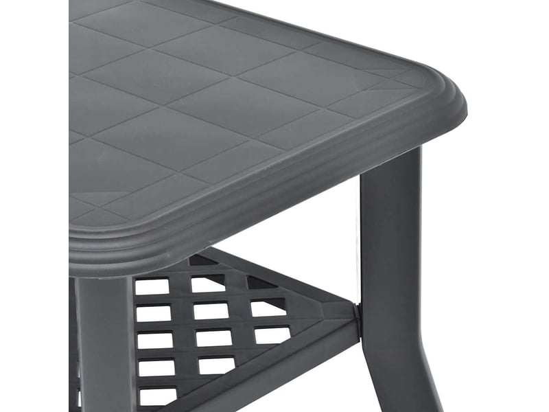  Table basse - table de salon - table à thé anthracite 90x60x46 cm plastique  - Conforama E