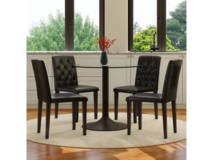 Ensemble table rond(e)  4 chaise(s)    