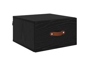 Table de chevet chambre, cabinet de chevet mural 35 x 35 x 20 cm bois d'ingénierie shl9868