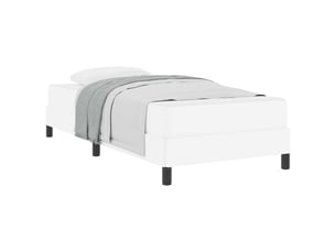 Lit simple 80x200 cm coloris blanc