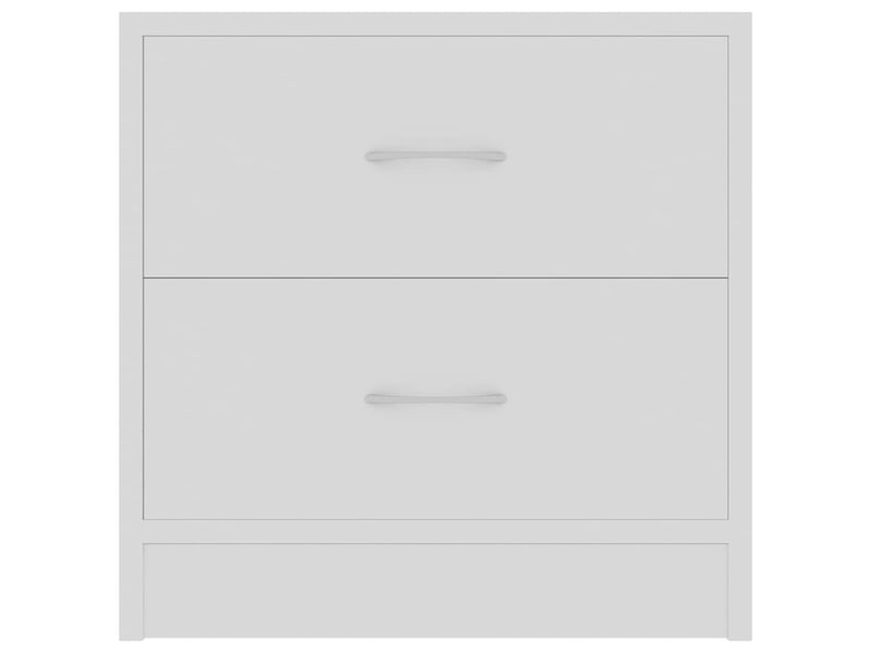  Table de chevet - cabinet de chevet - table de nuit blanc 40x30x40 cm bois d'ingénierie  - Conforama C