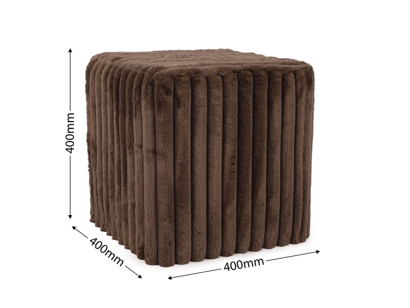 Pouf marron  - Conforama I