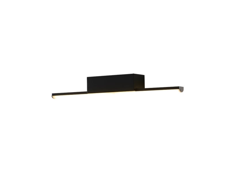  Éclairage de tableau fabrilamp brezo noir led intégrée 22 w 1870 lm 4000 k ip44 4.7x56.5x6 cm 251362209 - Conforama A