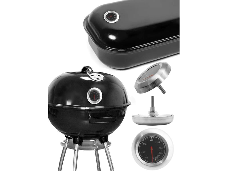  Thermomètre de barbecue en acier inoxydable – ø 7,5 cm, 10-400°c  - Conforama D