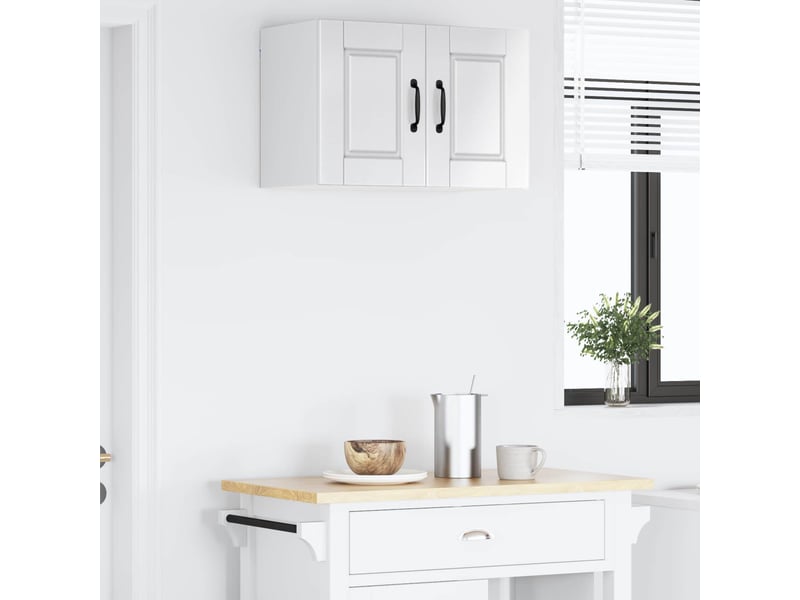  Meuble mural de cuisine, armoire de cuisine blanc brillant 60x31x40cm  - Conforama D