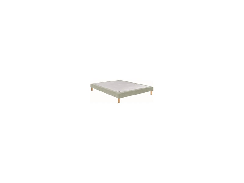  Sommier tapissier chevron lin 100x190 lattes massives noyer bois 7964722 - Conforama A