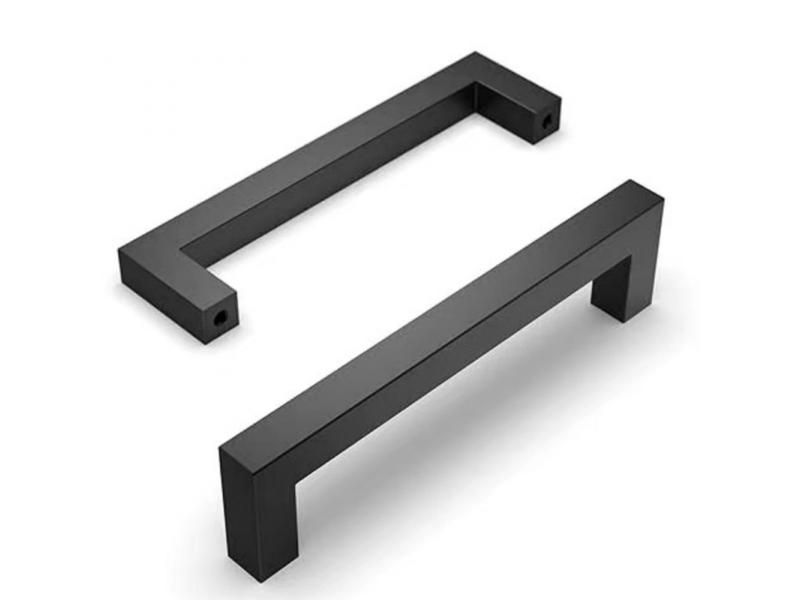  Lot de 10 poignées de meuble de cuisine noires poignée de cuisine de 128 mm poignée de meuble noire en acier inoxydable pour cuisine porte d'armoire  - Conforama B