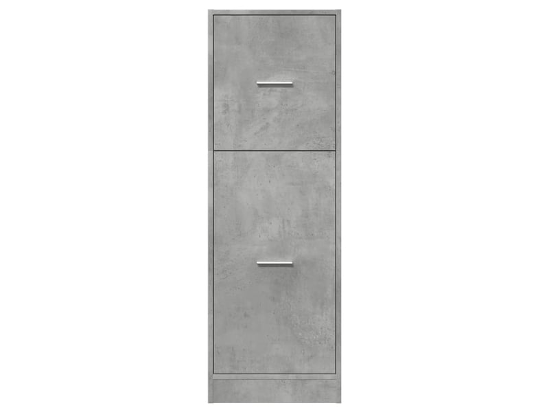  Meuble de rangement, armoire d'apothicaire gris béton 40x41x118 cm bois d'ingénierie  - Conforama E