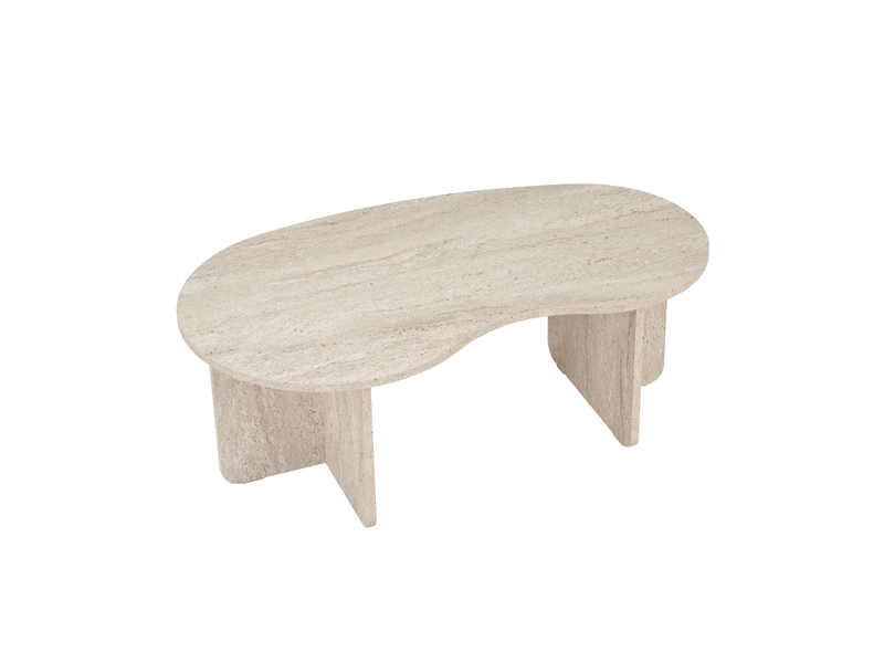  Table basse avec plateau organique l110 cm - moss  - Conforama E