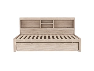 Lit banquette 90x200 cm <strong>ZOVIRA</strong> <strong></strong> coloris naturel