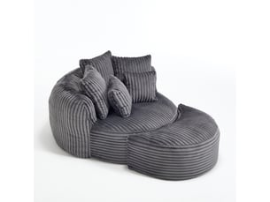 Fauteuil fixe   Tissu gris vendu Par paire