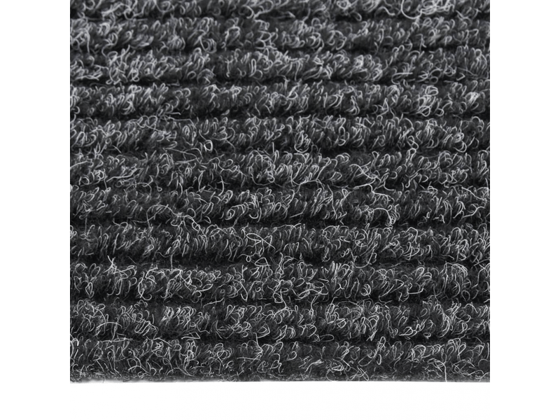  Tapis de couloir anti-salissures 100x100 cm gris anthracite - comfortxl 327165 - Conforama D