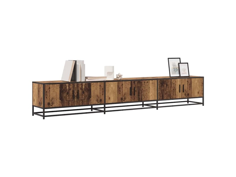  Meuble tv moderne, banc tv 240x35x41 cm bois ancien bois d'ingénierie  - Conforama C