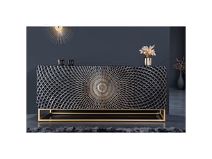 Buffet <strong>MEUBLORAMA</strong> <strong></strong> - 177 cm coloris noir