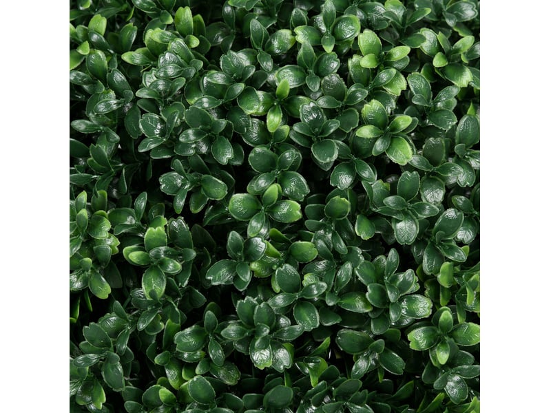  Lot de 2 buis artificiels verts 70 cm avec protection uv et piquets de sol, pour intérieur et extérieur  - Conforama D