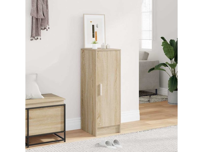  Meuble à chaussures, armoire à chaussures 32x35x92 cm chêne sonoma  - Conforama B