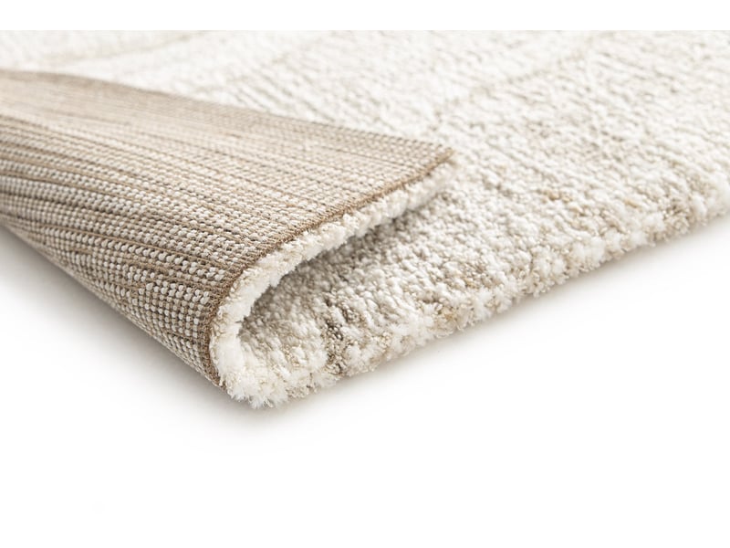 Bobochic tapis poils courts dune motif abstrait beige 160x230 DUNE - Conforama D