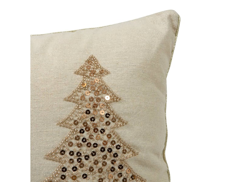  Coussin de noël brodé sapin 50 x 30 cm  - Conforama B