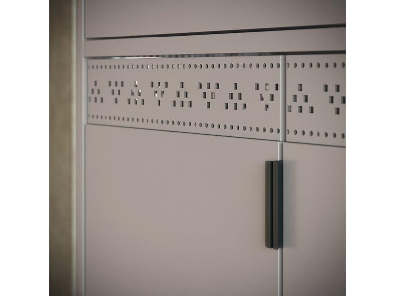  Vicco commode, grègechêne doré, 80x75.5cm  - Conforama D