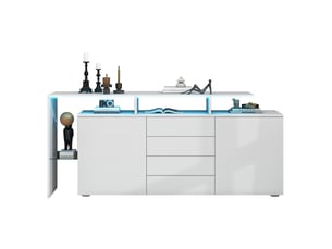 Meuble tv coloris blanc 160 cm <strong>DESVIAE</strong>  <strong></strong>
