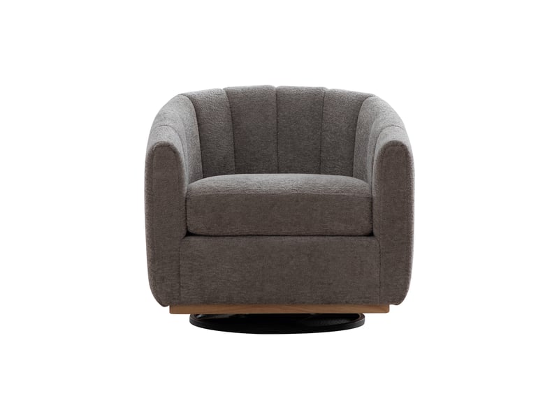 Fauteuil pivotant 360°, en forme de citrouille - Conforama A