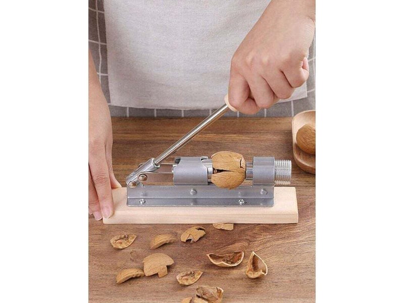  Casse-noisette manuel en bois, ouvre-écrou de cuisine pour noix, amandes et noisettes (1 pcs)  - Conforama C