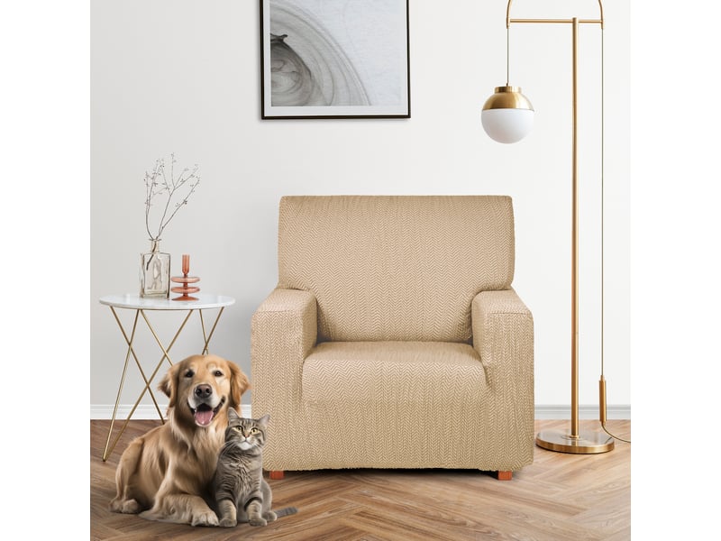 Housse de canapé 1 place apollo c01  - Conforama C